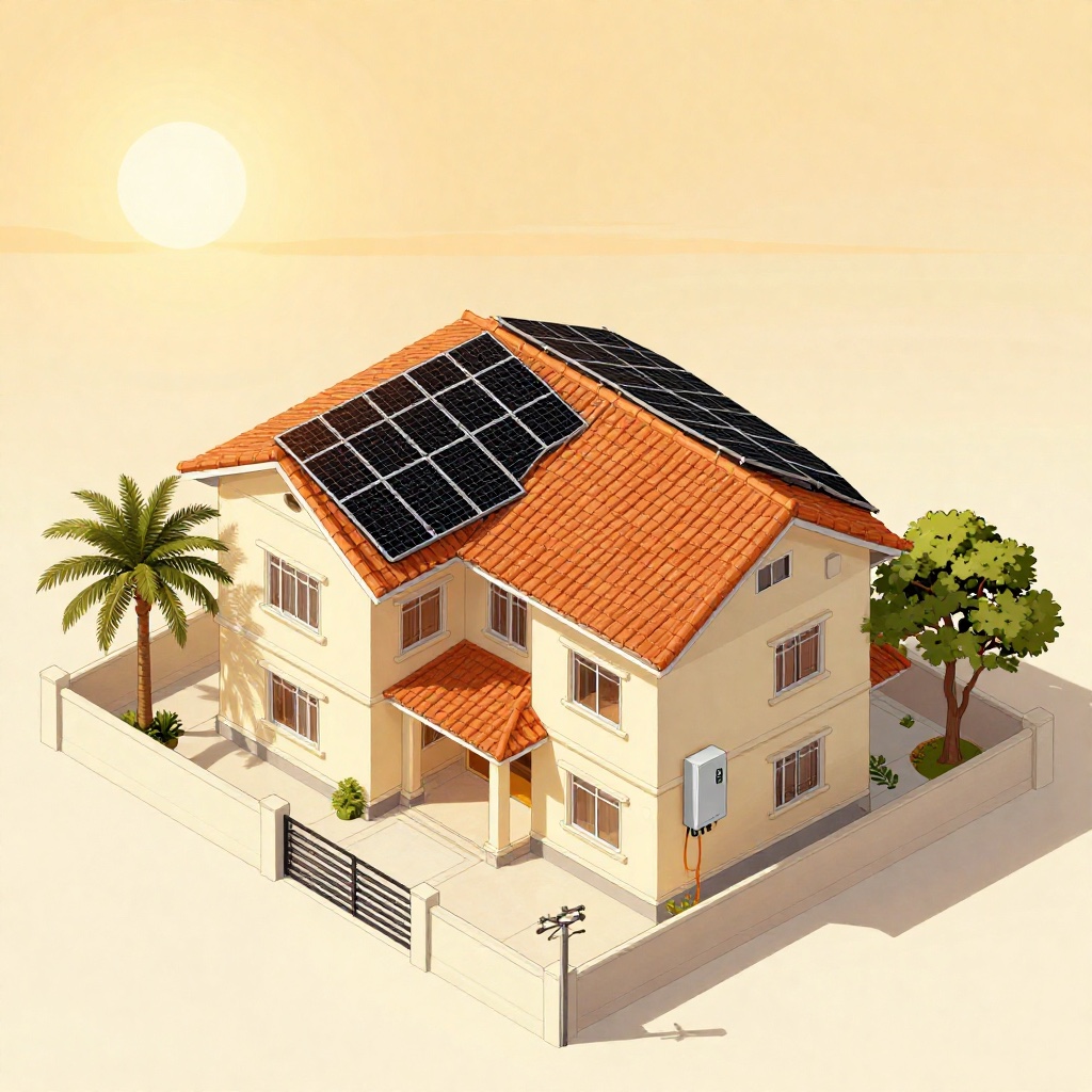ARAW Max — Filipino family home with 20-panel rooftop solar array